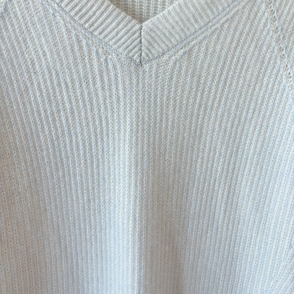 Club Monaco Light Blue Ribbed Knit Cashmere Sweater - Picture 5 of 12